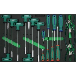 Jonnesway kpl. narzędzi 20szt. we wkładce EVA D71120SV