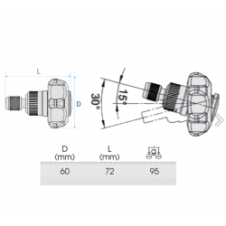 King Tony, mini grzechotka ręczna 1/4