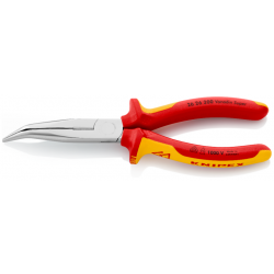 Knipex, szczypce tnące wydłużone półokrągłe wygięte 200 mm, 26 26 200