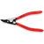 Knipex, szczypce wygięte pod kątem 45° do pierścieni osadczych sprężynujących, 130 mm, 46 31 A02