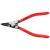 Knipex, szczypce wygięte pod kątem 45° do pierścieni osadczych sprężynujących, 130 mm, 46 31 A02