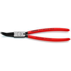 Knipex, szczypce wewnętrzne wygięte do pierścieni osadczych sprężynujących 225 mm, 44 31 J32