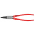 Knipex, szczypce wewnętrzne wygięte do pierścieni osadczych sprężynujących 225 mm, 44 31 J32