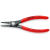 Knipex, szczypce zewnętrzne do pierścieni osadczych 140 mm, 49 11 A0