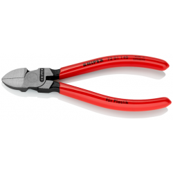 Knipex, szczypce tnące boczne do tworzywa sztucznego 180mm, 72 01 180