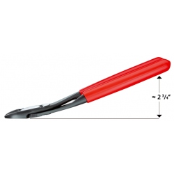 Knipex, szczypce tnące boczne o zwiększonym przełożeniu 250 mm, 74 21 250