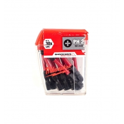 Milwaukee bity udarowe PH2 50 mm Shockwave Impact Duty, 10 szt 4932430855