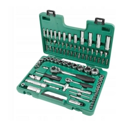 SATA zestaw kluczy nasadowych 86sz 1/2", 1/4", GL09013