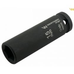Waryński, nasadka udarowa długa 1/2" 17mm, WMU035