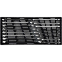 Yato, wkład do wózka, klucze płasko oczkowe 6 - 21 mm, YT-5531