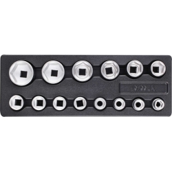 Yato, wkład do wózka, zestaw kluczy nasadowych 3/4", 14szt, YT-55457